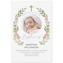 Same Day Magnet 4x6 with Blessed Beginnings design