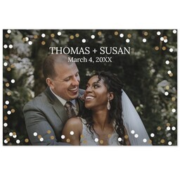 Same Day Magnet 4x6 with Confetti Bliss design