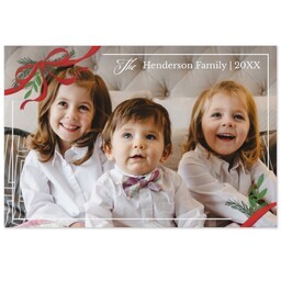 Same Day Magnet 4x6 with Corner Bow design