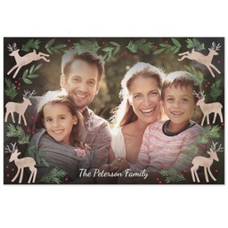 Same Day Magnet 4x6 with Festive Reindeer design