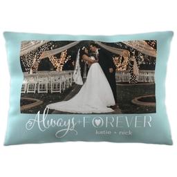 Outdoor Pillow 14"x20" with Forever Love design