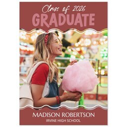 Same Day Magnet 5x7 with Fun Lines design