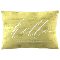 Outdoor Pillow 14"x20" with Lively Penmanship design