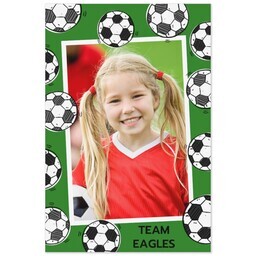 Same Day Magnet 4x6 with Soccer Love design