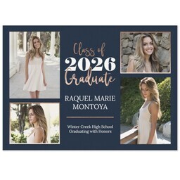 Same Day Magnet 5x7 with Spotlight Graduate Blue 2026 design