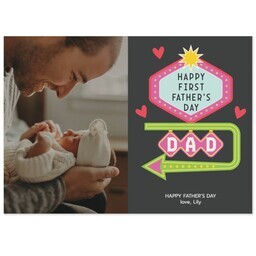 Same Day Magnet 5x7 with Odds on 1st Dad design