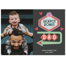 Same Day Magnet 5x7 with Odds on Bonus Dad design