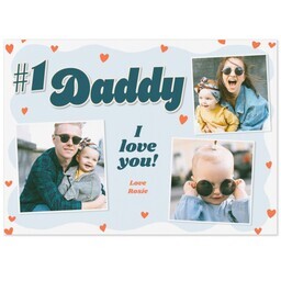 Same Day Magnet 5x7 with #1 Daddy design