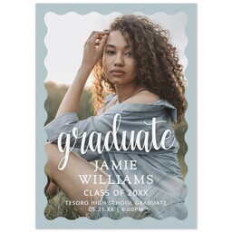 Same Day Magnet 5x7 with Scallop Frame design