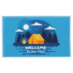18"x30" Outdoor Area Rug with Camping design