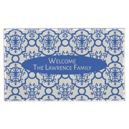 18"x30" Outdoor Area Rug with Damask design