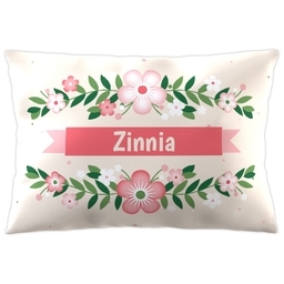 Outdoor Pillow 14"x20" with Hello Spring design
