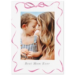 Same Day Magnet 5x7 with Best Mom Ever Ribbon design