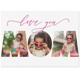 Same Day Magnet 5x7 with Love You Mom design