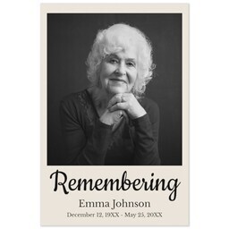 Same Day Magnet 4x6 with Always Remembering design