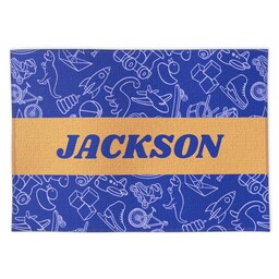 Fabric Placemat with Childrens Toys design