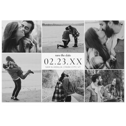 Same Day Magnet 4x6 with Photo Save The Date design