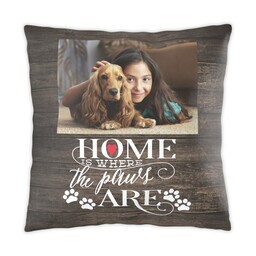 16x16 Photo Pillow with A Pet's Love design