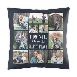 16x16 Photo Pillow with Happy Home design