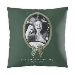 16x16 Photo Pillow with Present Wonder design