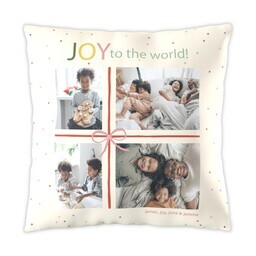 16x16 Photo Pillow with Gift of Christmas design