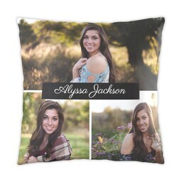 16x16 Photo Pillow with Modern Box design