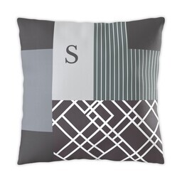 16x16 Photo Pillow with Geometric Shapes design