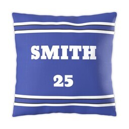 16x16 Photo Pillow with Sports Jersey design