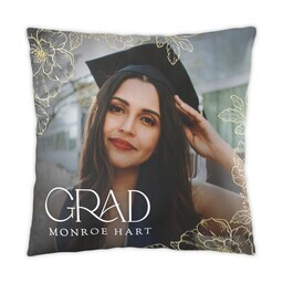 16x16 Photo Pillow with Deco Grad design