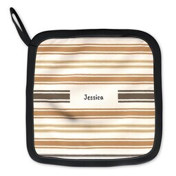 Pot Holder with Stripes design