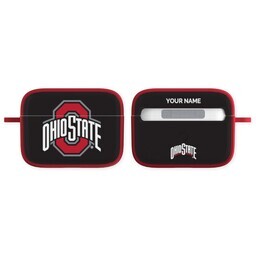 Licensed & Printed Apple Airpods Pro Case with Ohio State Buckeyes design