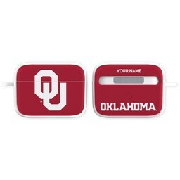 Licensed & Printed Apple Airpods Pro Case with Oklahoma Sooners 1 design