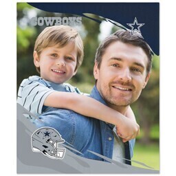 NFL 50x60 Plush Fleece Blanket with Dallas Cowboys, PaintStroke design