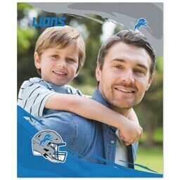 NFL 50x60 Plush Fleece Blanket with Detroit Lions, PaintStroke design