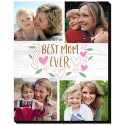 8x10 Same-Day Mounted Print with Floral Laurel design