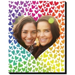 8x10 Same-Day Mounted Print with Hero Hearts design