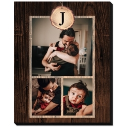 8x10 Same-Day Mounted Print with Seasonal Family Tree design