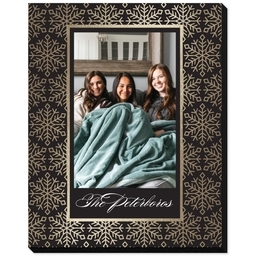 8x10 Same-Day Mounted Print with Snow Flake Shimmer design