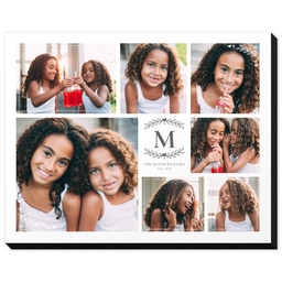 8x10 Same-Day Mounted Print with Laurel Love White design