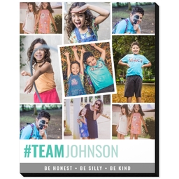 8x10 Same-Day Mounted Print with TeamFamily design