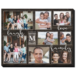 8x10 Same-Day Mounted Print with Woodsy Collage design