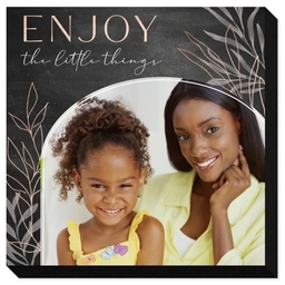 5x5 Same-Day Mounted Print with Enjoyable Foliage design