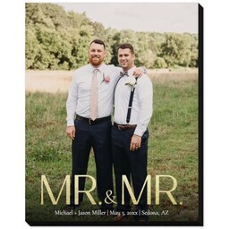 8x10 Same-Day Mounted Print with Golden Love design