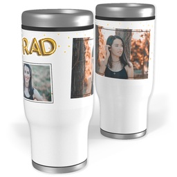 Stainless Steel Tumbler, 14oz with Balloon Grad design