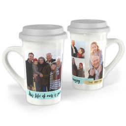 Premium Grande Photo Mug with Lid, 16oz with Amazing Life design