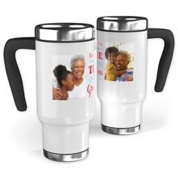 14oz Stainless Steel Travel Photo Mug with Grandma Time design
