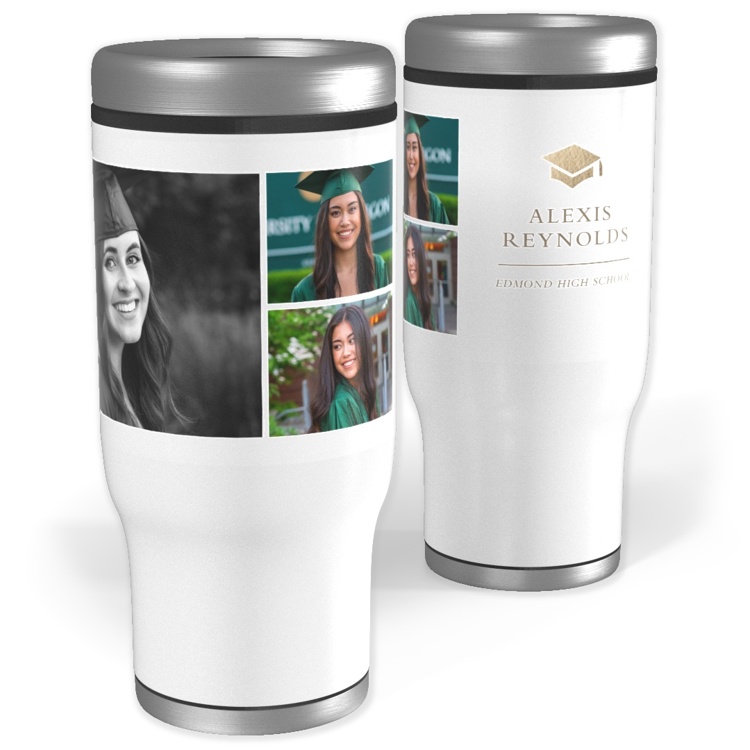 Personalized Stainless Steel Tumbler – 14oz insulated travel cup