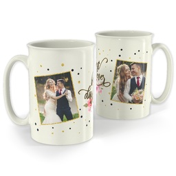 Bistro Photo Mug, 18oz with Best Day Ever design