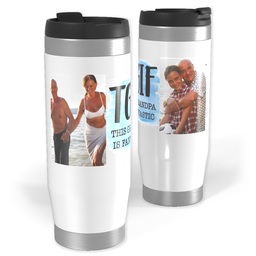 Photo Travel Tumbler with This Grandpa design