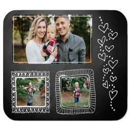 Picture Mouse Pads with Chalkboard design